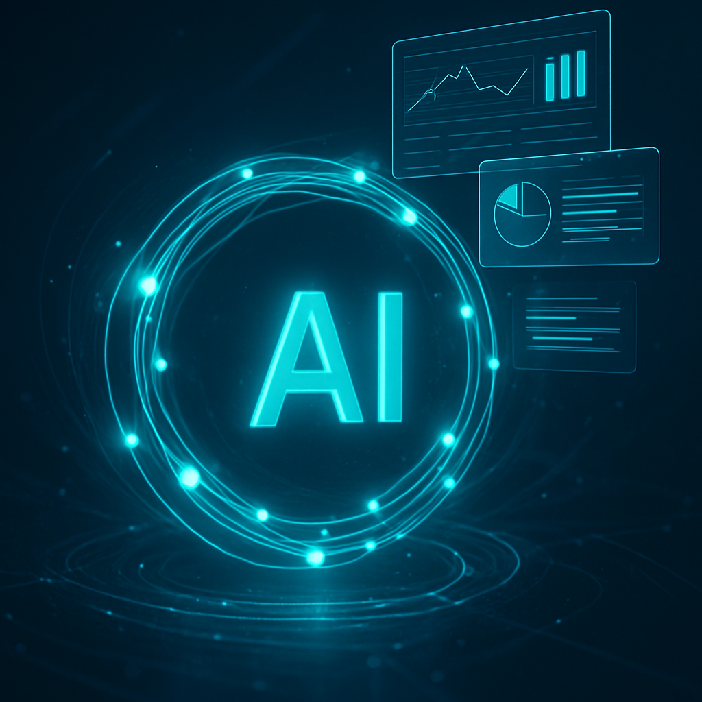 Visualization of Adakor's continuous operating system wiring AI, real-time data, and human judgment into feedback loops.